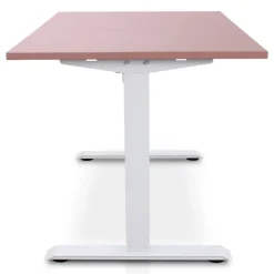 Zit-Sta-Bureaus-Lineaflex MRC MRC EASY Zit-Sta Bureau – Elektrisch Verstelbaar – 120x80 cm – Blad Dusty Rose