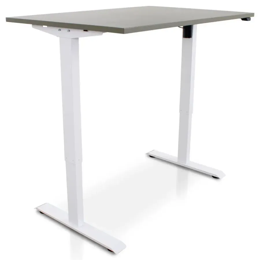 Zit-Sta-Bureaus-Lineaflex MRC MRC EASY Zit-Sta Bureau – Elektrisch Verstelbaar – 120x80 cm – Blad Forest Green
