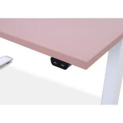 Lineaflex MRC MRC EASY Zit-Sta Bureau – Elektrisch Verstelbaar – 140x80 cm – Blad Dusty Rose