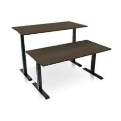 Zit-Sta-Bureaus-MRC PRO elektrisch ARBO zit-sta bureau - 160x80 cm - bruin eiken