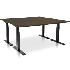 MRC PRO elektrisch ARBO zit-sta bureau - 120x80 cm - bruin eiken