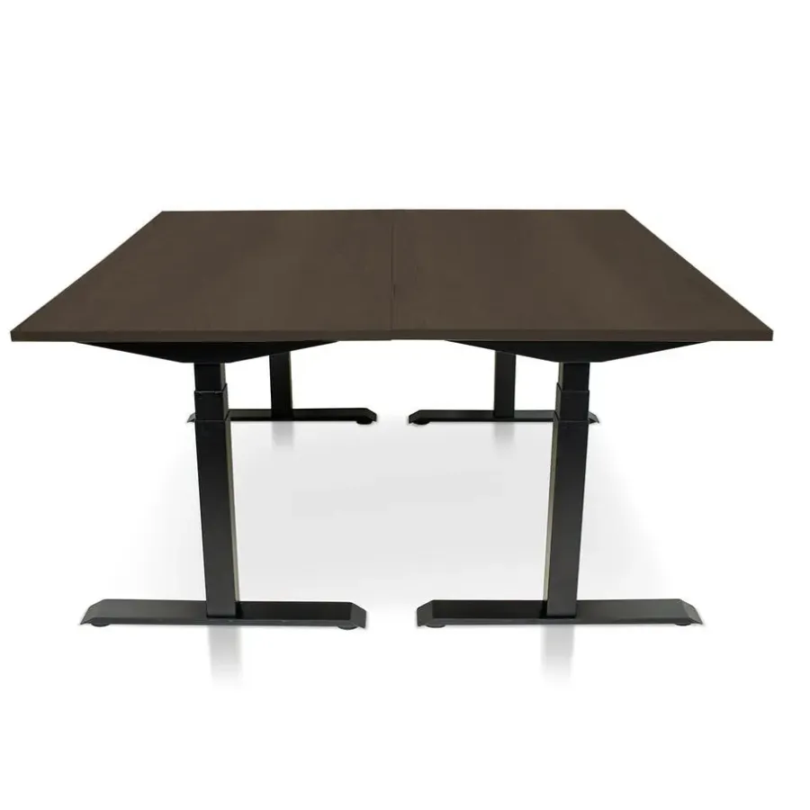 MRC PRO elektrisch ARBO zit-sta bureau - 120x80 cm - bruin eiken