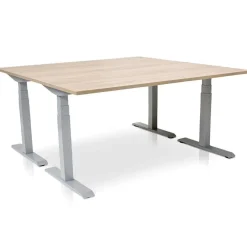 Zit-Sta-Bureaus-MRC PRO elektrisch ARBO zit-sta bureau - 140x80 cm - midden eiken