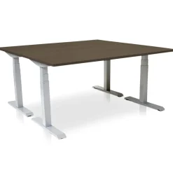 Zit-Sta-Bureaus-MRC PRO elektrisch ARBO zit-sta bureau - 120x80 cm - bruin eiken