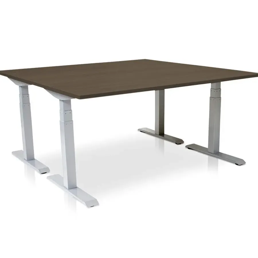Zit-Sta-Bureaus-MRC PRO elektrisch ARBO zit-sta bureau - 120x80 cm - bruin eiken