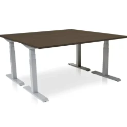 MRC PRO elektrisch ARBO zit-sta bureau - 140x80 cm - bruin eiken
