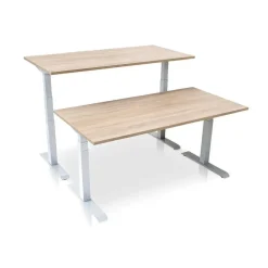 Zit-Sta-Bureaus-MRC PRO elektrisch ARBO zit-sta bureau - 120x80 cm - midden eiken