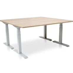 Zit-Sta-Bureaus-MRC PRO elektrisch ARBO zit-sta bureau - 120x80 cm - midden eiken