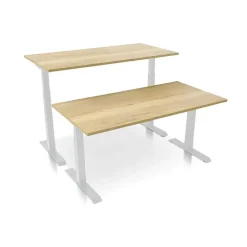 Zit-Sta-Bureaus-MRC PRO elektrisch ARBO zit-sta bureau - 180x80 cm robuust eiken