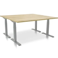 Zit-Sta-Bureaus-MRC PRO elektrisch ARBO zit-sta bureau - 120x80 cm robuust eiken