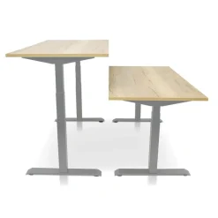 Zit-Sta-Bureaus-MRC PRO elektrisch ARBO zit-sta bureau - 120x80 cm robuust eiken