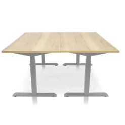 Zit-Sta-Bureaus-MRC PRO elektrisch ARBO zit-sta bureau - 120x80 cm robuust eiken