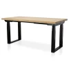 Lineaflex MRC MRC PRO Solid zit-sta bureau massief eiken blad 160x80 zwart NEN-EN527