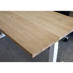 Lineaflex MRC MRC PRO Solid zit-sta bureau massief eiken blad 160x80 zwart NEN-EN527