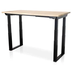 Lineaflex MRC MRC PRO Solid zit-sta bureau massief boomstamblad 180x90 zwart NEN-EN527