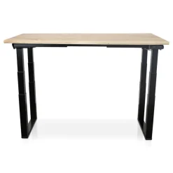 Lineaflex MRC MRC PRO Solid zit-sta bureau massief boomstamblad 180x90 zwart NEN-EN527