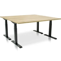 Zit-Sta-Bureaus-MRC PRO-L 2.0 elektrisch ARBO zit-sta bureau - 120x80 - robuust eiken