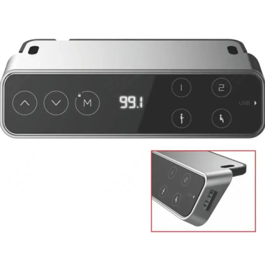 Zit-Sta-Bureaus-MRC PRO-L 2.0 elektrisch ARBO zit-sta bureau - 160x80 - havanna