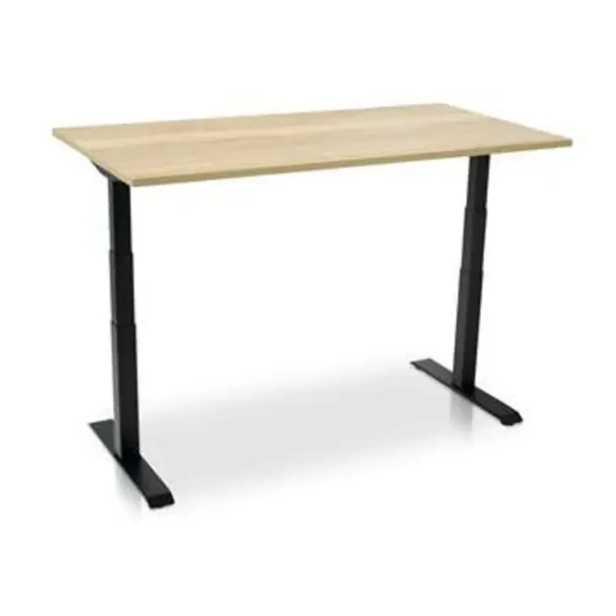 Zit-Sta-Bureaus-MRC PRO-L 2.0 elektrisch ARBO zit-sta bureau - 140x80 - robuust eiken