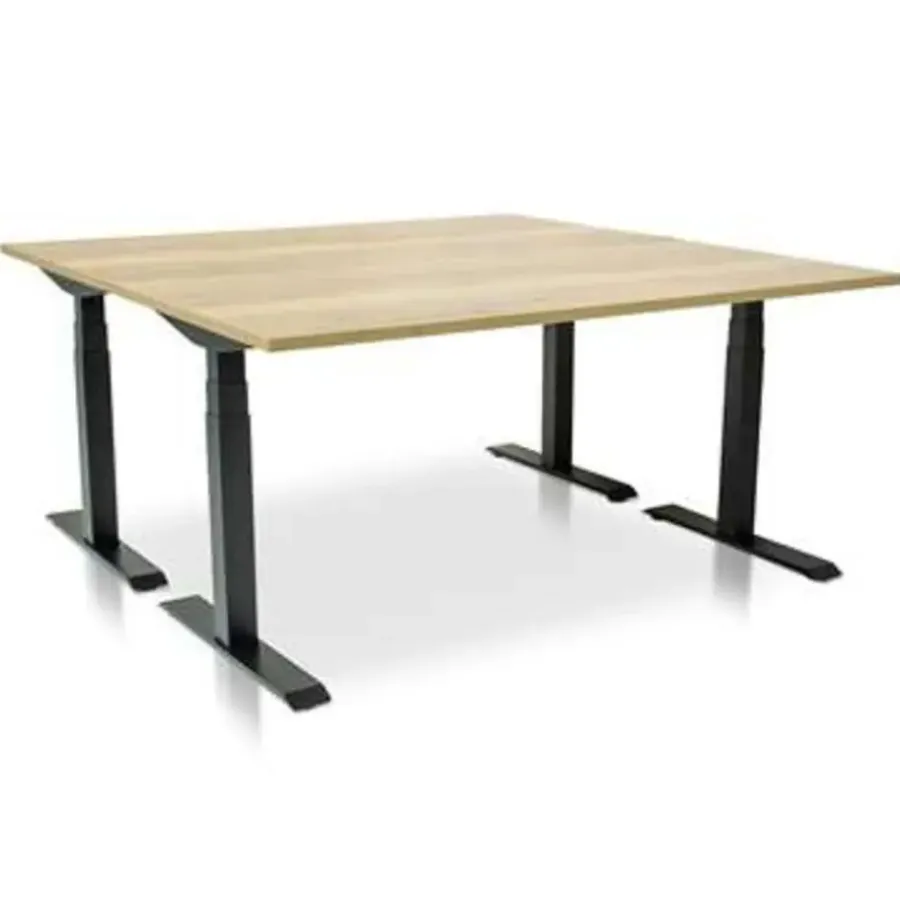 Zit-Sta-Bureaus-MRC PRO-L 2.0 elektrisch ARBO zit-sta bureau - 140x80 - robuust eiken
