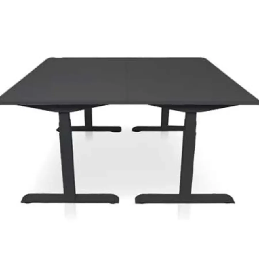 MRC PRO-L 2.0 elektrisch ARBO zit-sta bureau - 120x80 - zwart eiken