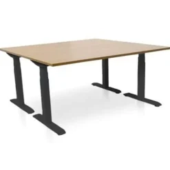 Zit-Sta-Bureaus-MRC PRO-L 2.0 elektrisch ARBO zit-sta bureau - 140x80 - havanna
