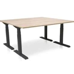 Zit-Sta-Bureaus-MRC PRO-L 2.0 NEN-EN 527 elektrisch ARBO zit-sta bureau - 120x80 - midden eiken