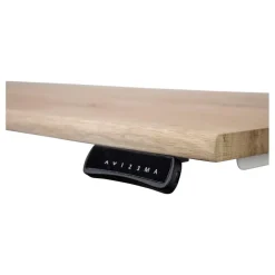 Lineaflex MRC MRC Zit-sta bureau massief boomstam blad 180x90 wit frame NEN-EN 527