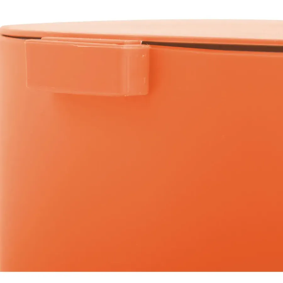 Prullenbakken-MSV kleine badkamer/toilet pedaalemmer - oranje - 3L - 15 x 27cm