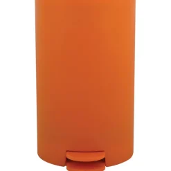 Prullenbakken-MSV kleine badkamer/toilet pedaalemmer - oranje - 3L - 15 x 27cm