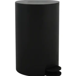 MSV kleine Pedaalemmer - zwart - 3L - 15 x 27 cm