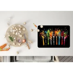 Placemats-MuchoWow Placemat (6stuks) 45x30cm Lepels Kruiden Modern