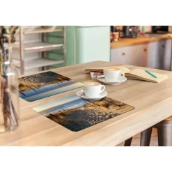 Placemats-MuchoWow Placemat (6stuks) 45x30cm Strand Zee Nederland Duinen