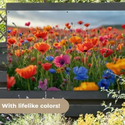 Tuindecoratie-MuchoWow Tuinposter 180x120cm Bloemen Klaprozen Kleurrijk