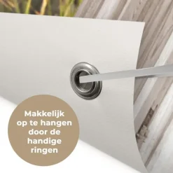 MuchoWow Tuinposter 180x120cm Doorkijk Strand Zee Duinen Zand