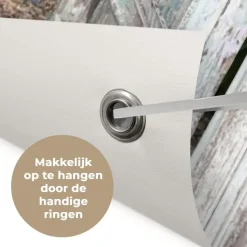 MuchoWow Tuinposter 80x120cm Doorkijk Hortensia Bloemen