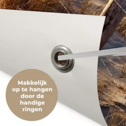 MuchoWow Tuinposter 90x60cm Strand Zee Nederland Duinen Zon