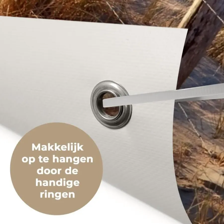 MuchoWow Tuinposter 90x60cm Strand Zee Nederland Duinen Zon