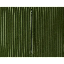 Beliani MUKKI - Poef - Groen - Corduroy