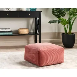 Poefen-Beliani MUKKI - Poef - Rood - Corduroy