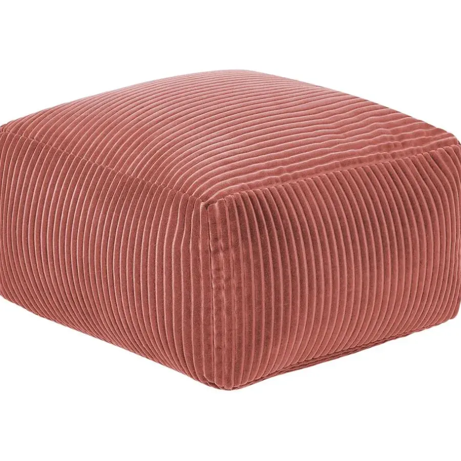 Poefen-Beliani MUKKI - Poef - Rood - Corduroy