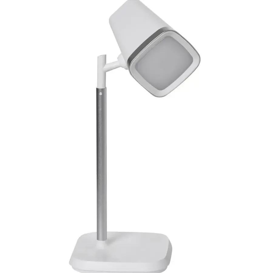 Leen Bakker MUSCA - Bureaulamp LED - Wit - Synthetisch materiaal