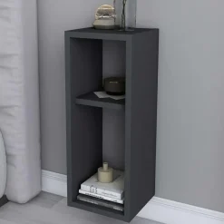 Nachtkastjes|Nachtkastjes-Emob Nachtkastje Noano - 22x23x60 cm - MDF - antraciet