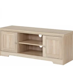 Tv Meubels-Loft24 Nanna - TV-meubel met 2 deuren in eiken effect