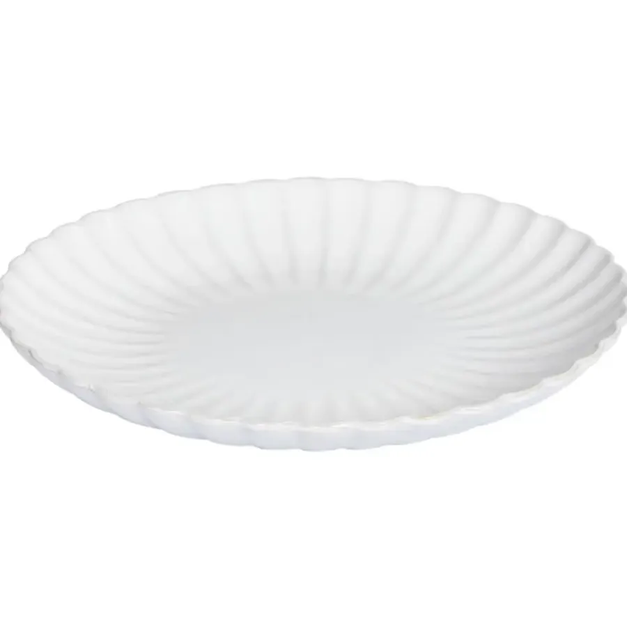 Leen Bakker NETTLE - Servies set van 16 - Gebroken wit - Steengoed