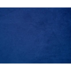 Beliani NIMES - Chaise longue - Blauw - Linkerzijde - Fluweel