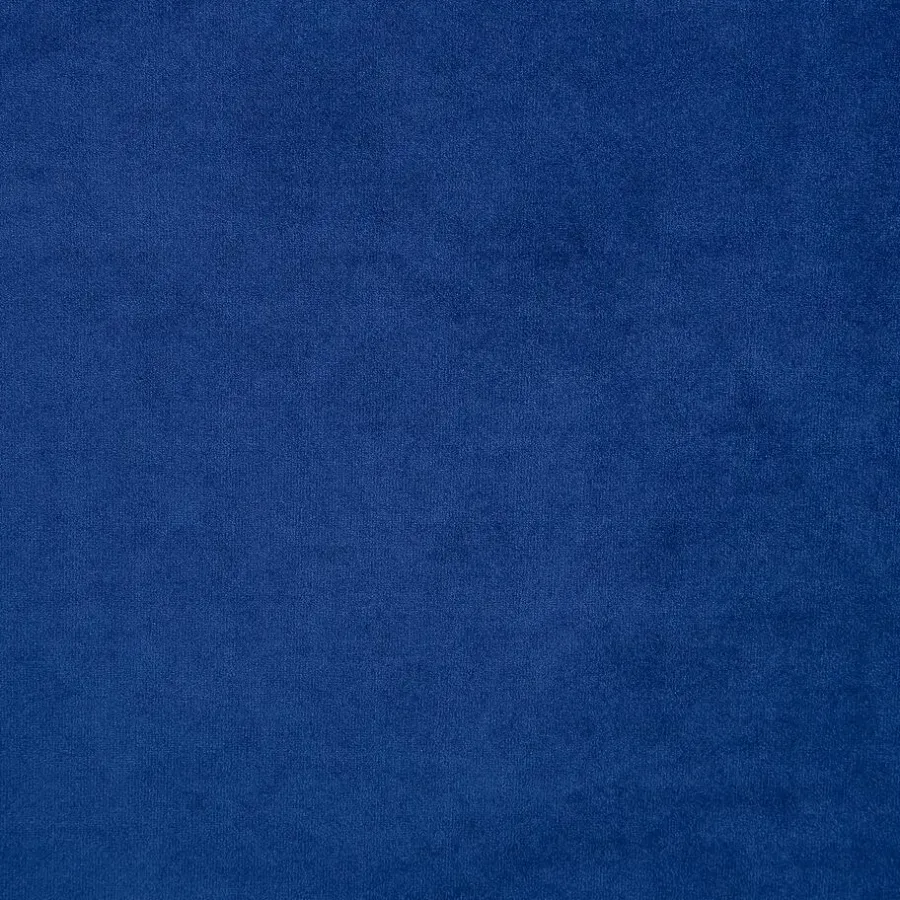 Beliani NIMES - Chaise longue - Blauw - Linkerzijde - Fluweel