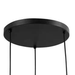 Leen Bakker NJORO - Hanglamp met 3 lichten - Transparant - Glas
