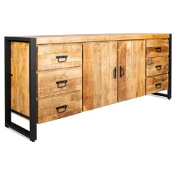 Benoa Nobe interiors Britt dressoir industrieel 200x45x80cm
