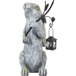 Tuindecoratie-Leen Bakker NOLAY - Decofiguur - Grijs - MgO